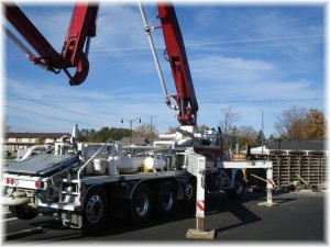 Concrete Pumping Gallery | Concrete Contractors | West Michigan